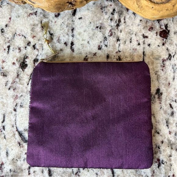 Purple Beaded Aquarius Pouch - Picture 3 of 5